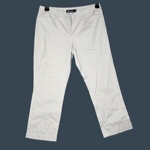 New York & Company 7th Avenue Suiting Collection Womens Beige Pants Size 8